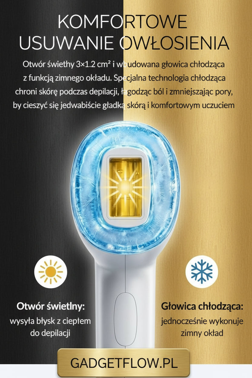 GadgetFlow™ SilkPro – Profesjonalny Depilator IPL
