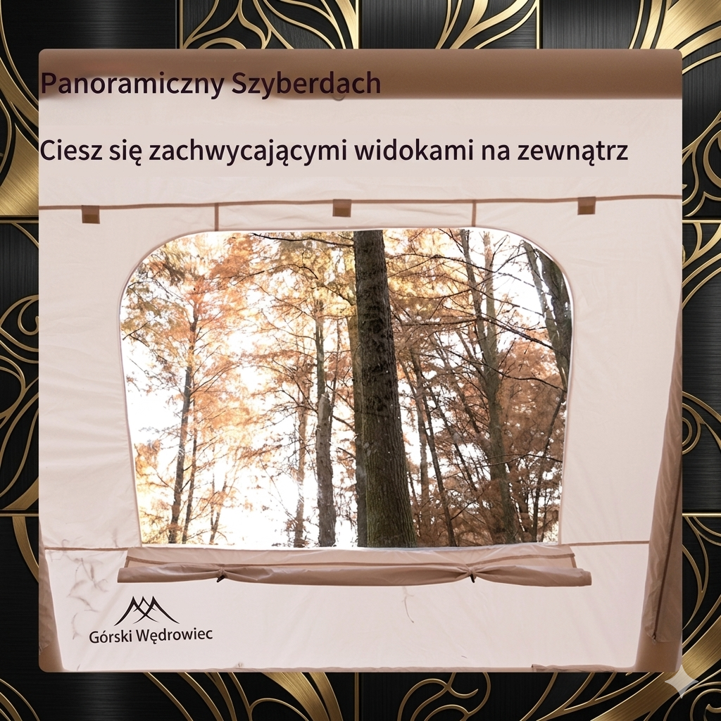 MOUNTAINHIKER Namiot Rodzinny Dmuchany 3-6 Osób – Wodoodporny, Czterosezonowy