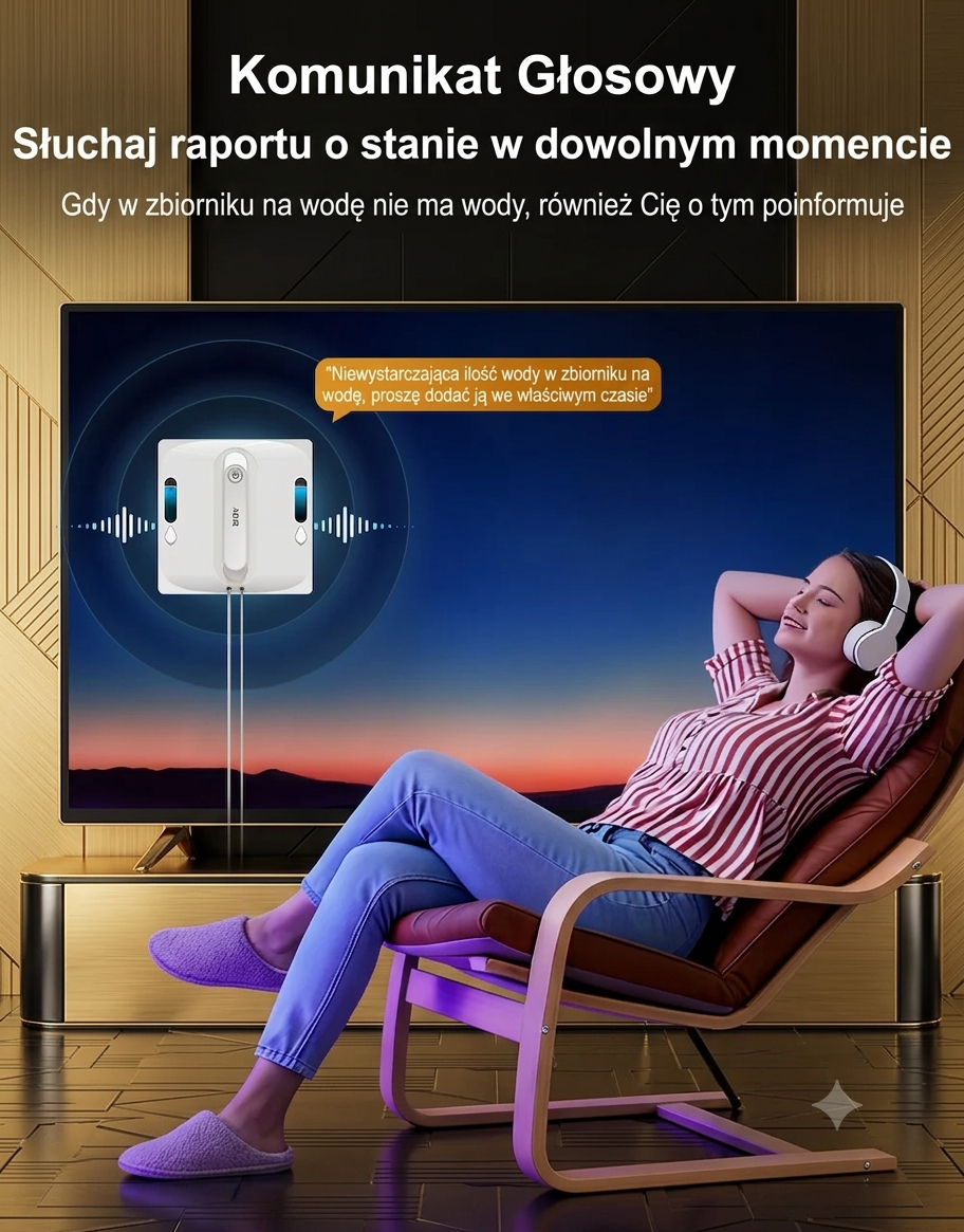 Inteligentny Robot do Mycia Okien ABIR WD9 – Rewolucja w Czyszczeniu Szyb | GadgetFlow.pl