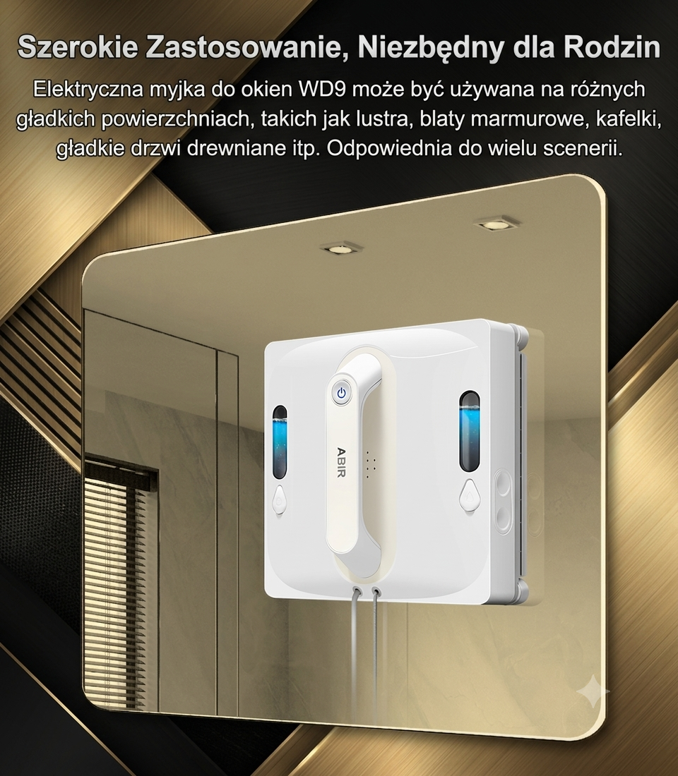 Inteligentny Robot do Mycia Okien ABIR WD9 – Rewolucja w Czyszczeniu Szyb | GadgetFlow.pl