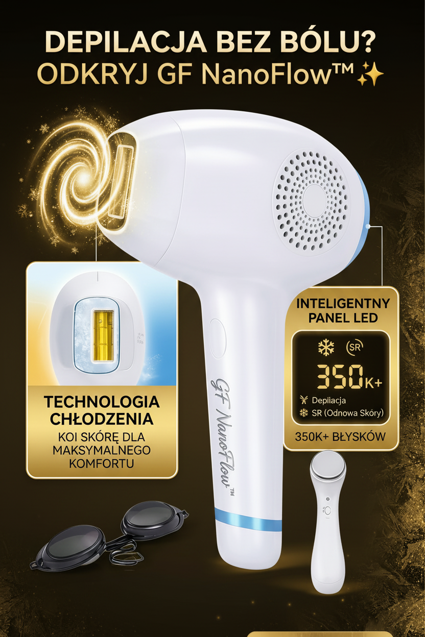 GadgetFlow™ SilkPro – Profesjonalny Depilator IPL