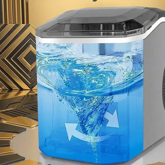 Automatyczna Maszyna do Lodu – 12kg/24h, 9 Kostek w 7 min, Samoczyszcząca | PL
