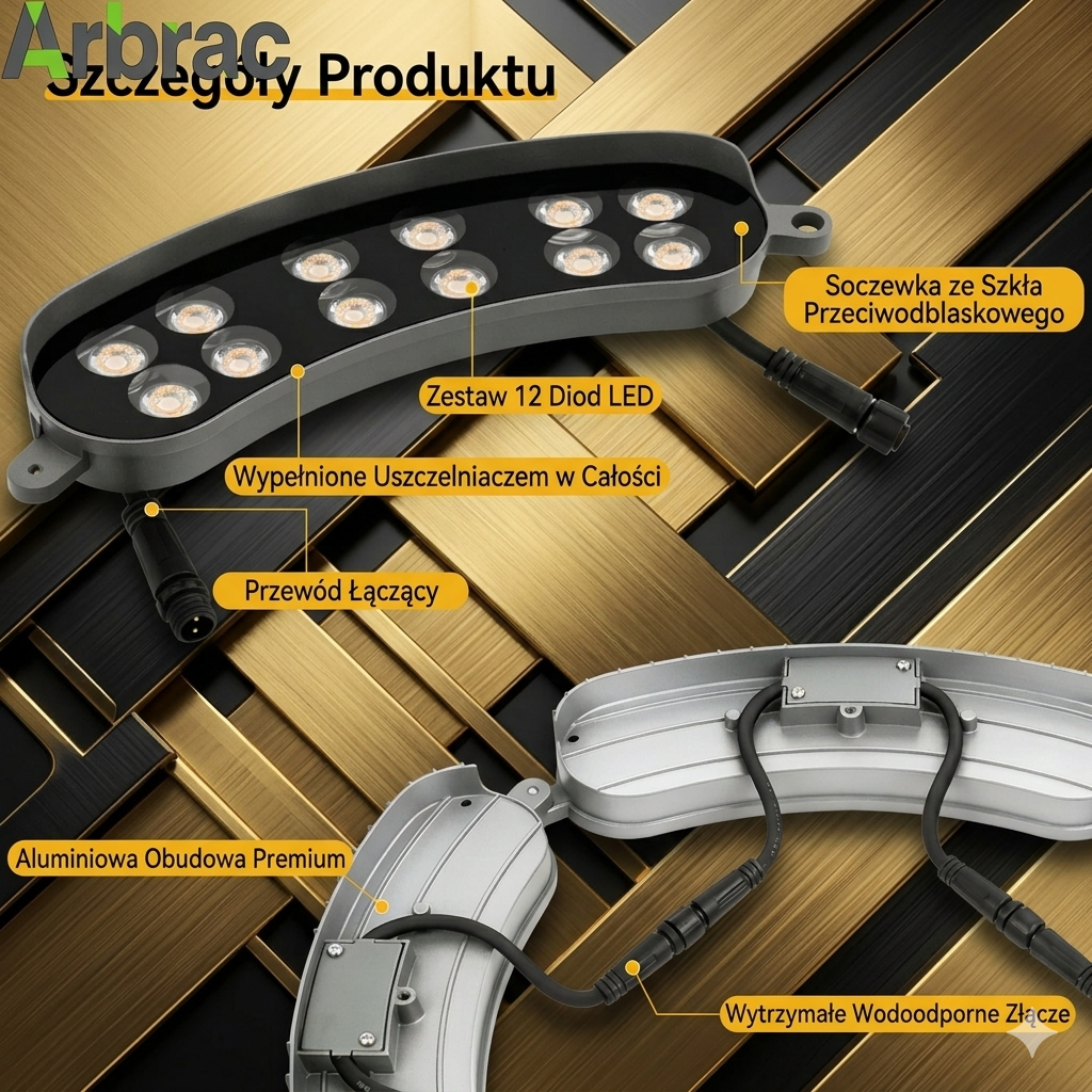 Lampa Ogrodowa LED do Drzew – IP65, 12W, Ciepła/RGB, 220V | Wysyłka z Polski 🇵🇱