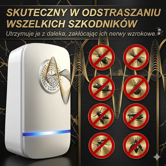 Ultradźwiękowy Odstraszacz Szkodników – Myszy, Komary, Karaluchy