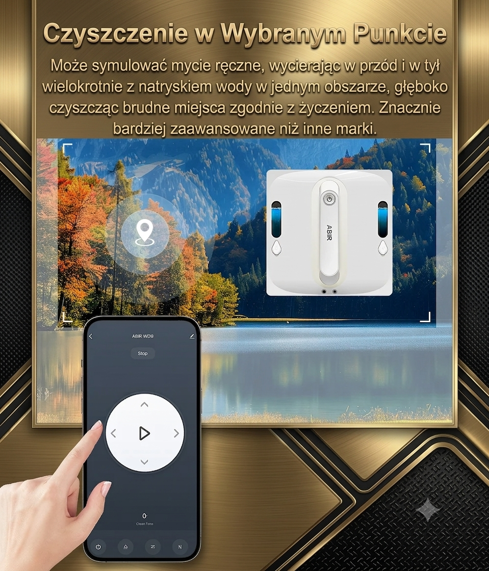 Inteligentny Robot do Mycia Okien ABIR WD9 – Rewolucja w Czyszczeniu Szyb | GadgetFlow.pl