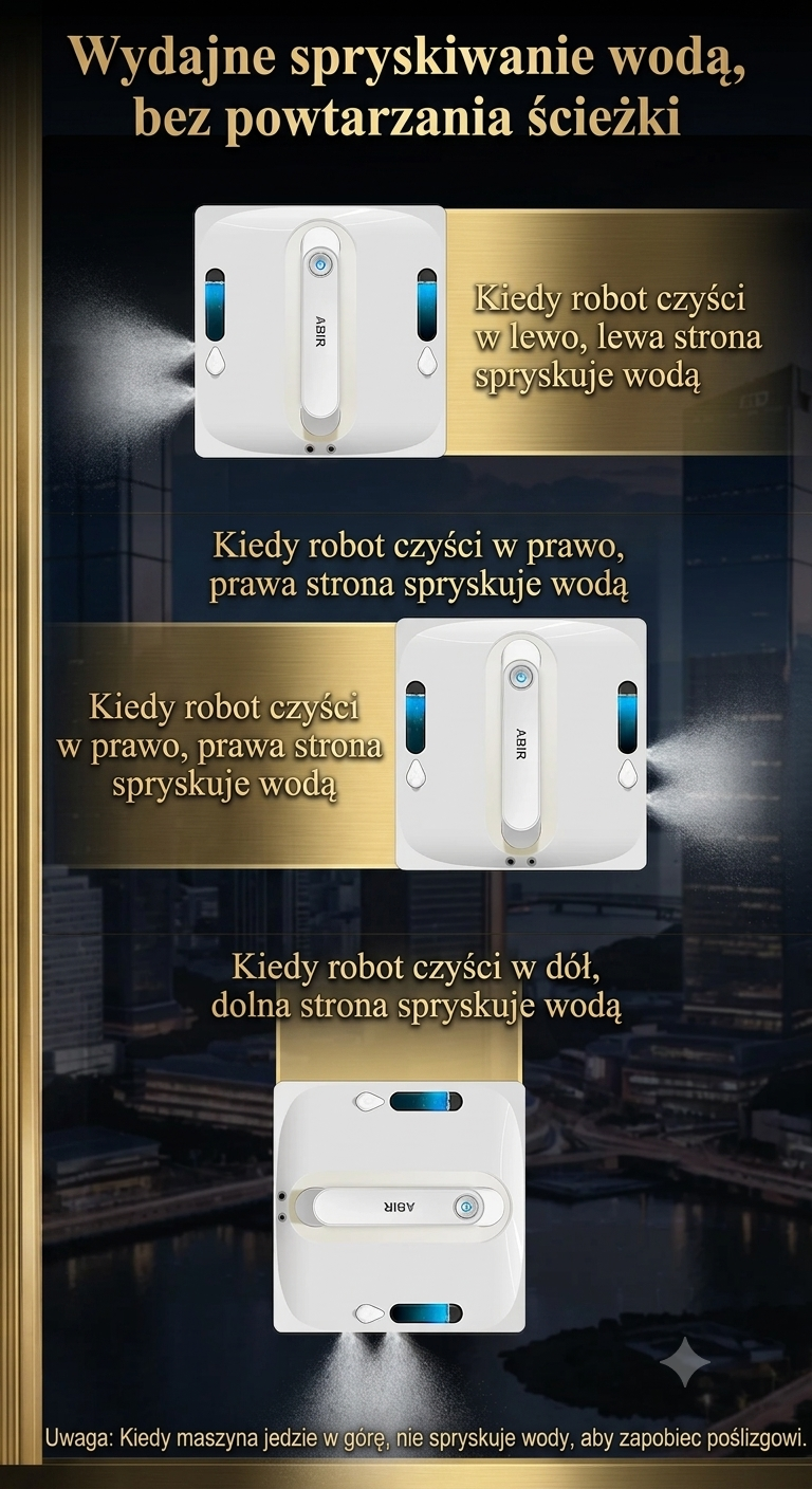 Inteligentny Robot do Mycia Okien ABIR WD9 – Rewolucja w Czyszczeniu Szyb | GadgetFlow.pl