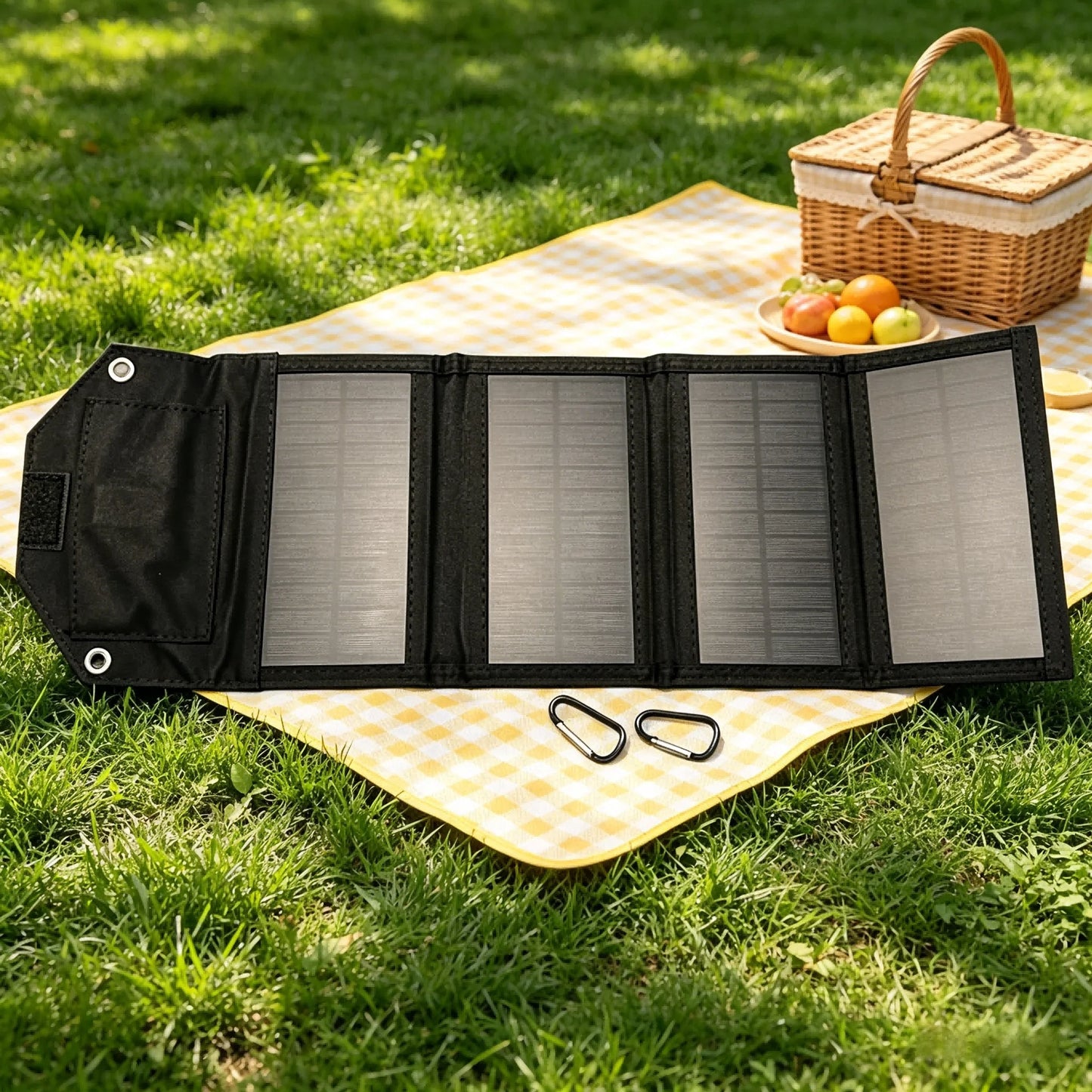Składany Panel Solarny 100W – Przenośna Ładowarka USB na Camping i Outdoor