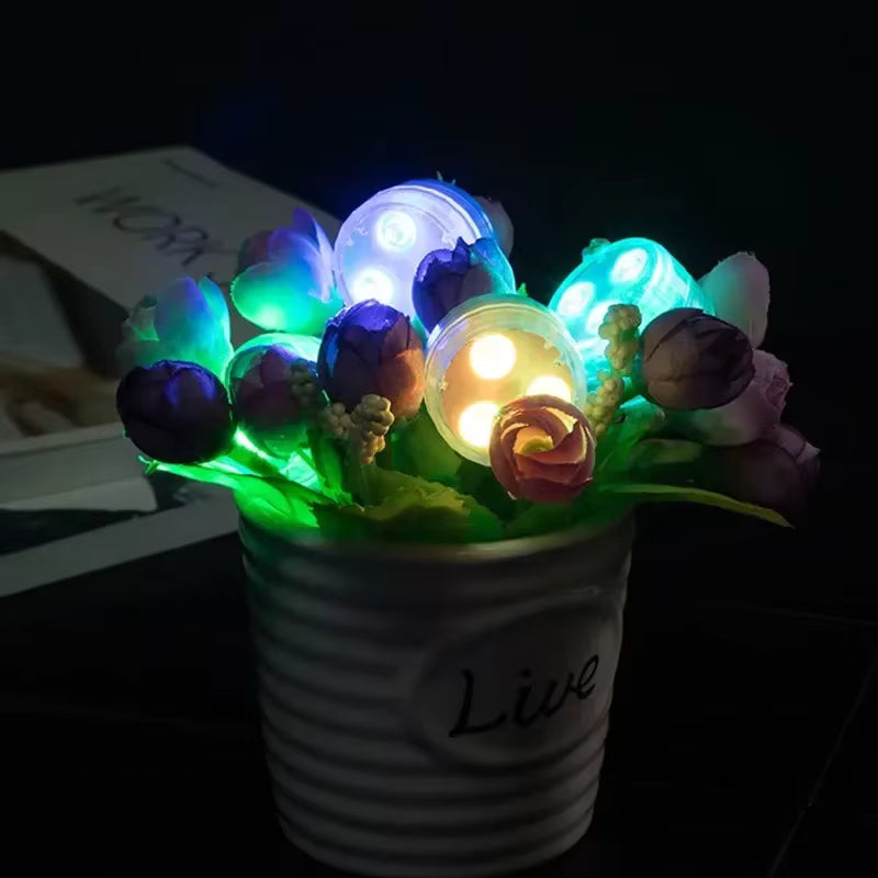 Podwodne Lampki LED RGB IP68 z Pilotem – 16 Kolorów, Basen, Akwarium, Impreza | NEWBIRTH HD062