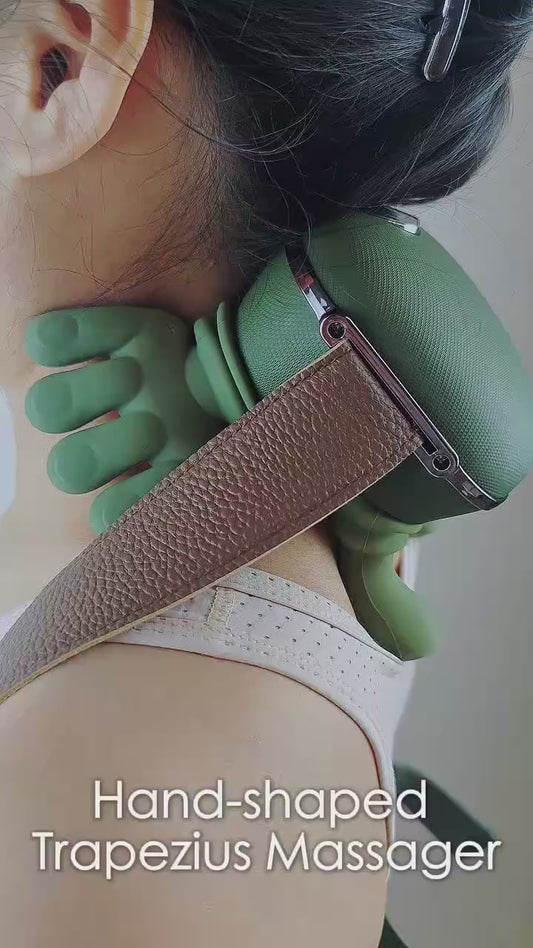 Bezprzewodowy Masażer Shiatsu do Szyi i Barków z Funkcją Podgrzewania USB-C